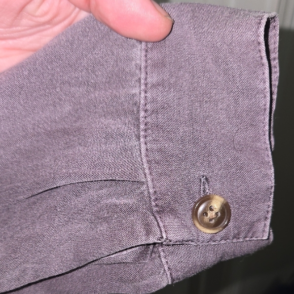 Maurices Deep Purple Relaxed Fit Shirt - Picture 5 of 7